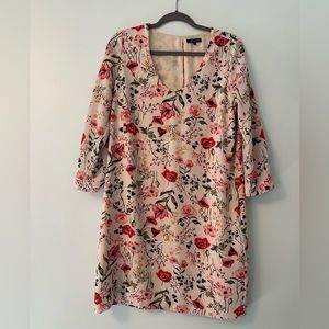 RW&CO Pink Floral Dress-Great for Wedding Guests!